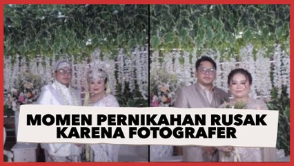 Momen Pernikahan Rusak Karena Fotografer, Hasil Fotonya Bikin Warganet Melongo