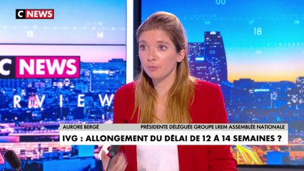 Aurore Bergé : «Il n'y a eu aucune opposition à ce qu'on puisse passer de 12 à 14 semaines»