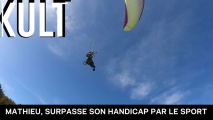 Mathieu, surpasse son handicap par le sport