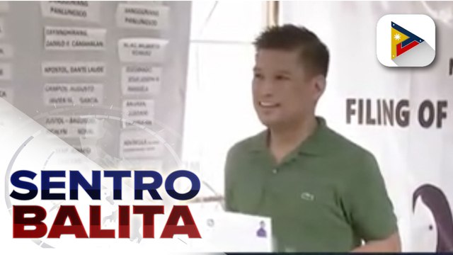 Isang kandidato sa pagka-alkalde ng Davao City, naghain ng COC ngayong araw ; Maguindanao Gov. Bai Mariam Mangudadatu, naghain ng COC sa muling pagtakbo bilang gobernador