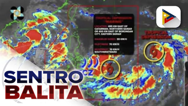 PTV INFO WEATHER: Binabantayang LPA sa loob ng PAR, isa nang bagyo at tinawag na bagyong ‘Maring;’ Bagyong Maring at ITCZ, magpapaulan sa Bicol Region