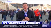 Hommage à Bernard Tapie: les supporters de l'OM sont arrivés sur le Vieux-Port de Marseille en amont de la marche solennelle