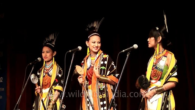 Rupin Dang introduces Tetseo Sisters at Mussoorie Writers' Festival