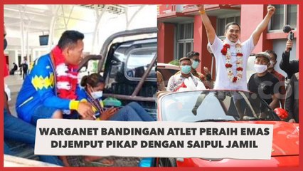 Warganet Bandingkan Cara Penjemputan Atlet Peraih Emas dengan Bang Ipul