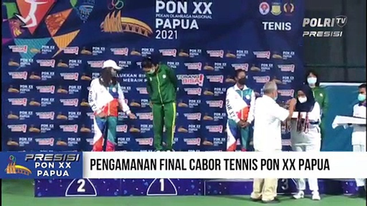 Hari Terakhir Pertandingan Cabor Tennis Berjalan Aman dan Lancar