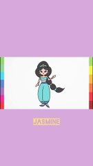 How to draw JASMINE easy  method - Drawings for everyone