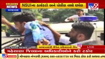 Clash breaks out between agitating NSUI workers and police, Ahmedabad _ Tv9GujaratiNews