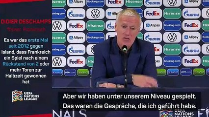 Deschamps trotz Sieg: "Unter unserem Niveau"