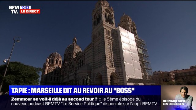 Obsèques de Bernard tapie: les cloches de la Major sonnent à l'approche du convoi funéraire
