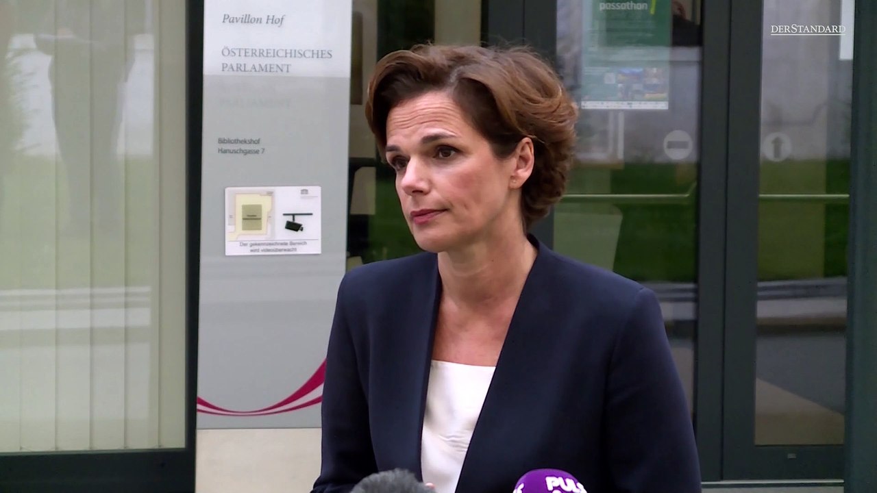 Pamela Rendi-Wagner vor dem Treffen mit den Grünen