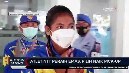 Atlet NTT Peraih Emas, Pilih Naik Pick Up