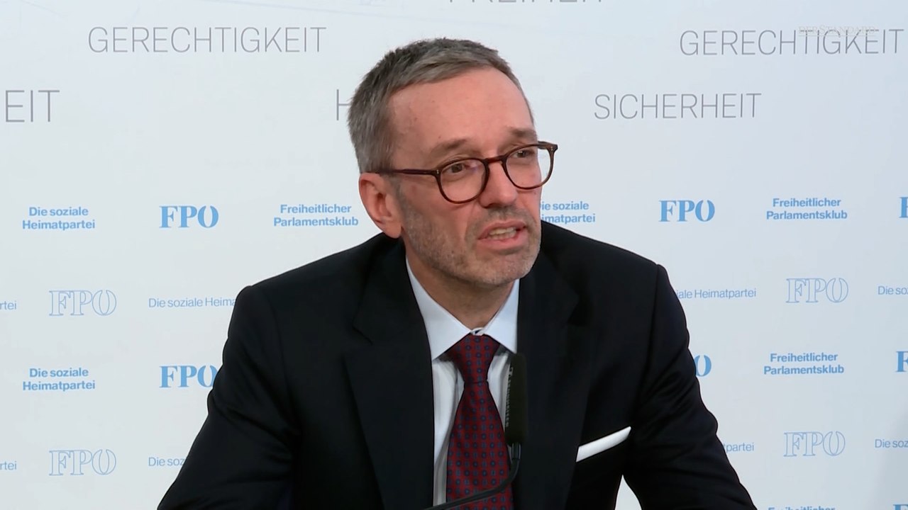 Kickl: 'Der Rücktritt von Kurz ist unumgänglich'