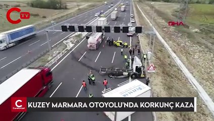 Kuzey Marmara Otoyolu'nda korkunç kaza