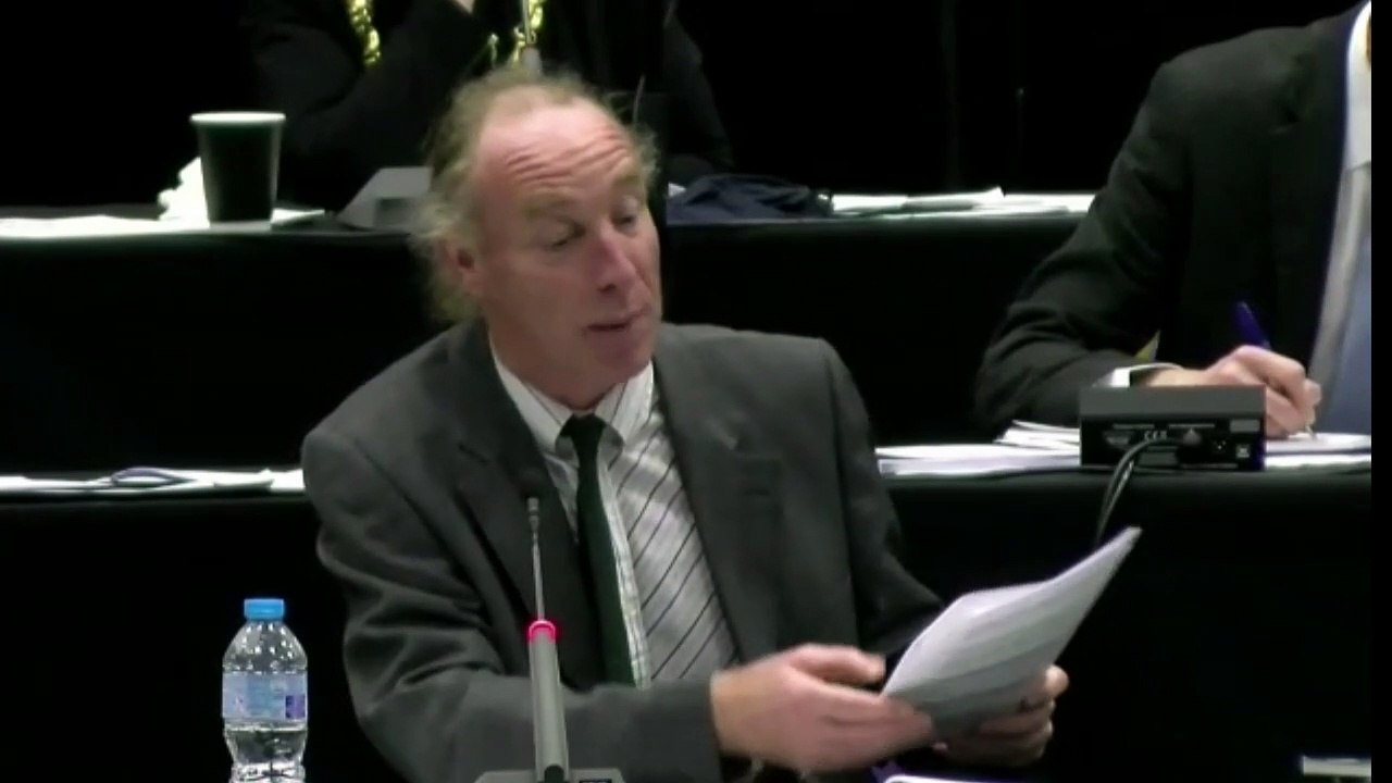 Coun Douglas Johnson, Executive member for transport, has criticised the cycle lane on Clarkehouse Road