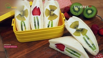 Kawaii! Cara Bikin Ichigo Sando, Sandwich Buah Viral ala Jepang