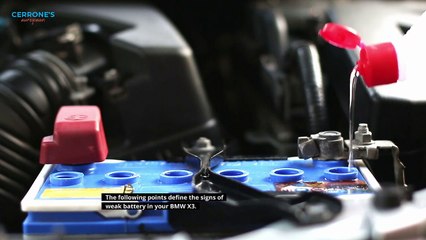 Identify the Signs of A Weak Battery in your BMW X3 by Redwood City Experts