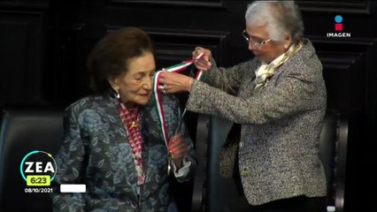 Reconocen a Ifigenia Ramírez con la Medalla Belisario Domínguez