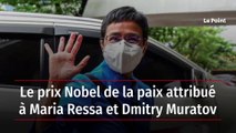 Le prix Nobel de la paix attribué à Maria Ressa et Dmitry Muratov