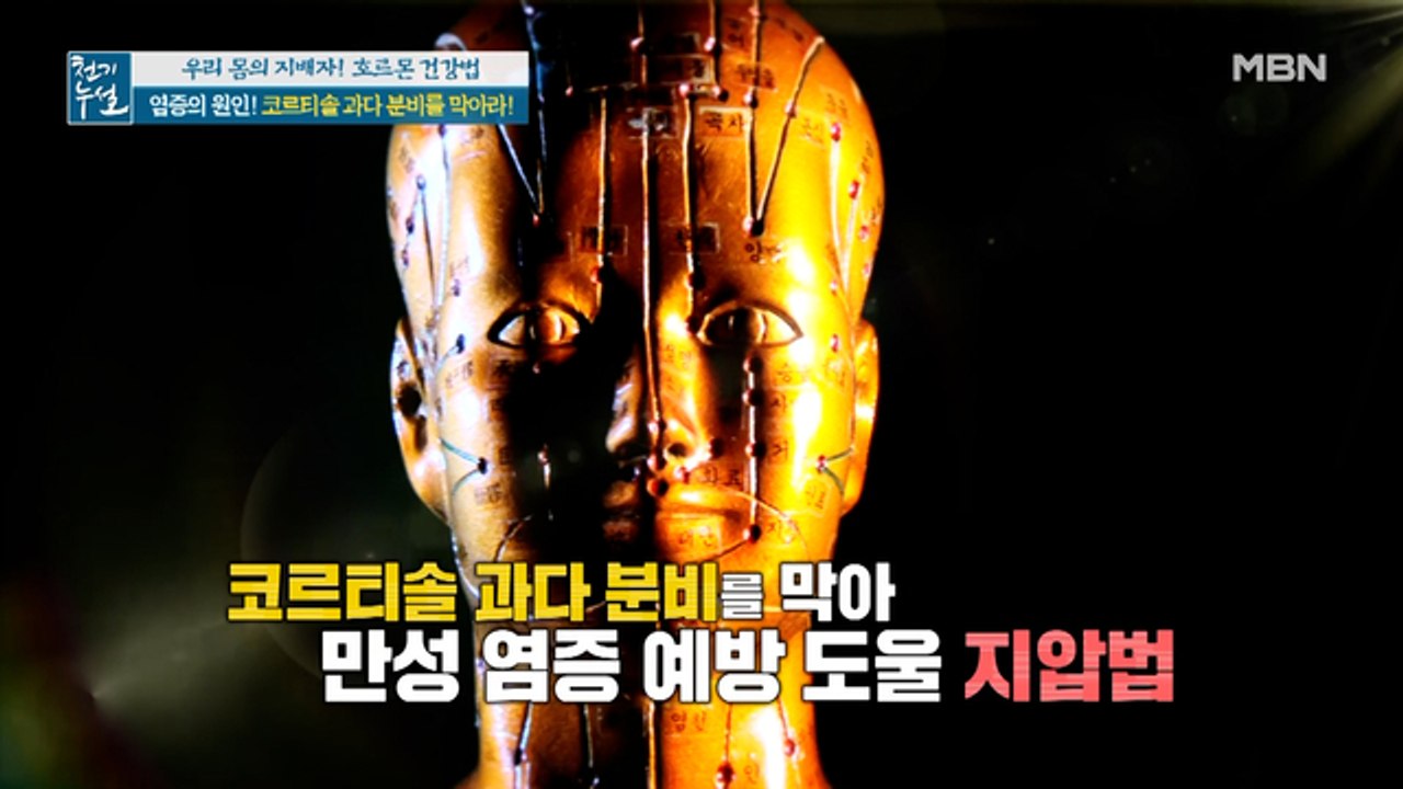 염증의 원인, 코르티솔 과다 분비 막는 [혈자리 지압법]