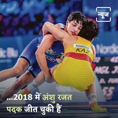 Anshu Malik won silver while Sarita More won bronze in World Wrestling Championship