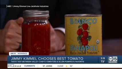 Jimmy Kimmel loves Pizzeria Bianco's tomatoes