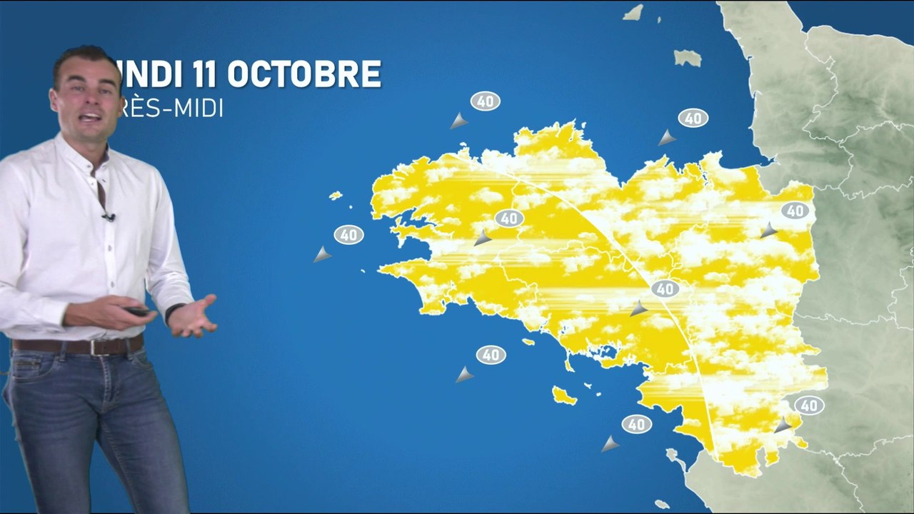 Bulletin météo pour le lundi 11 octobre 2021