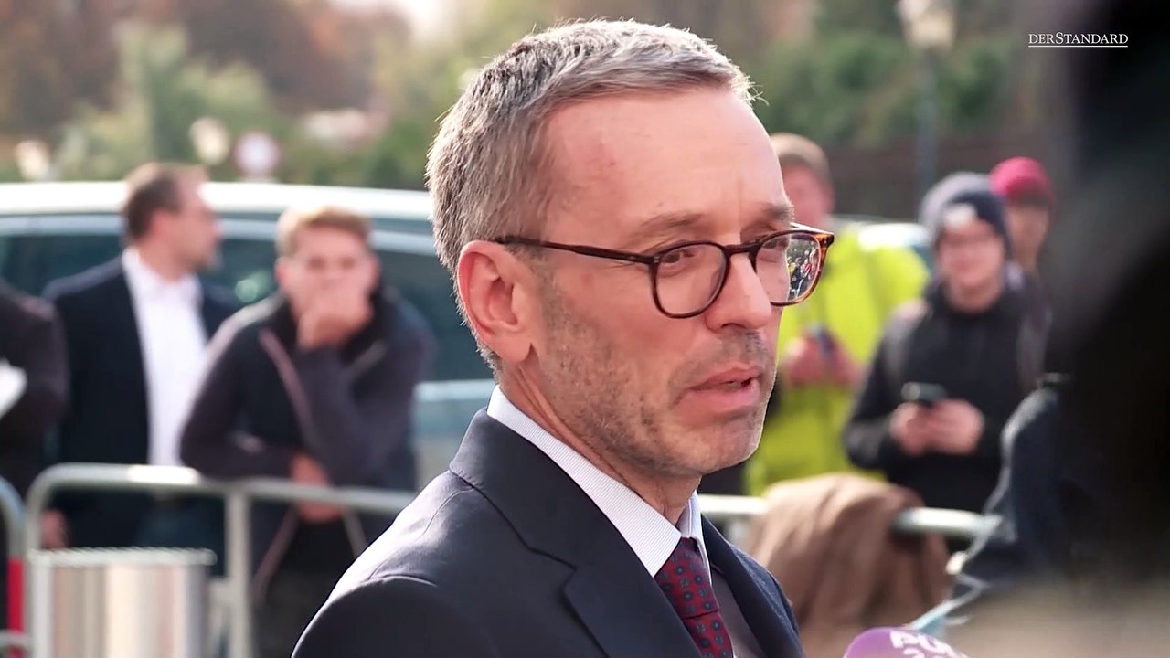 Herbert Kickl vor dem Treffen mit Van der Bellen