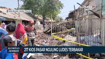 217 Kios Pasar Nguling Ludes Terbakar, Bantuan Pemerintah Ditunggu