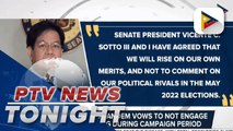 Lacson-Sotto tandem vows to not engage in mudslinging during campaign period