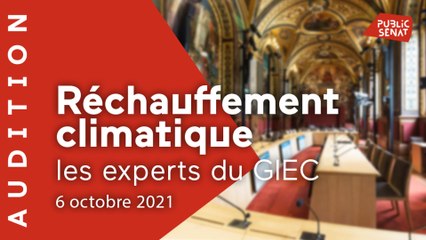 Réchauffement climatique : les experts du GIEC auditionnés à l'aube de la COP26 (06/10)