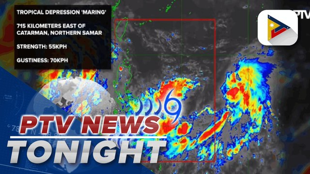 Tropical Depression ‘Maring’ maintains strength as it moves over PH sea