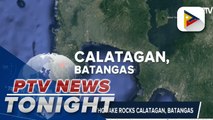 5.2 magnitude earthquake rocks Calatagan, Batangas