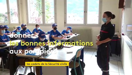En Savoie, les cadets de la sécurité civile formés pour intégrer les jeunes sapeurs-pompiers