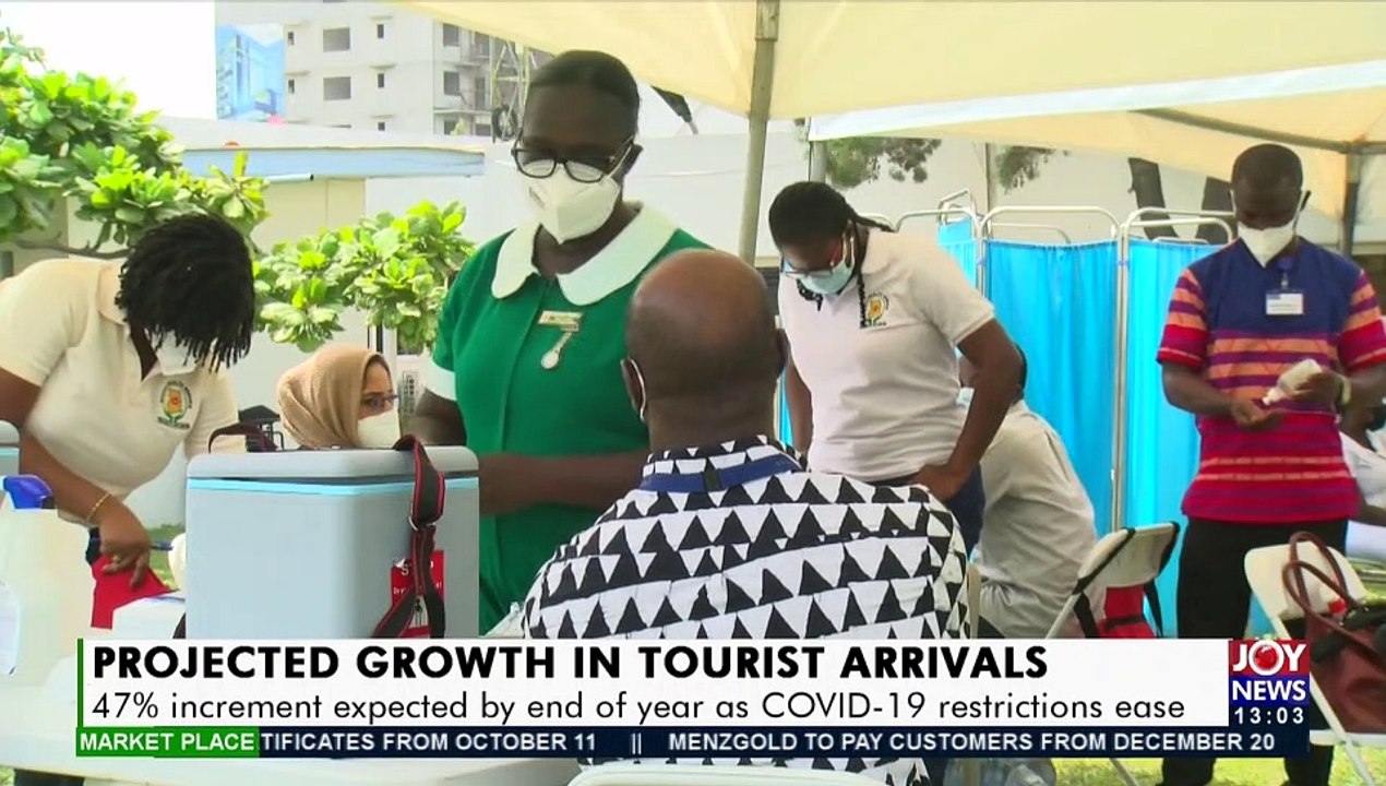 Projected Growth in Tourist Arrivals: 47% increment expected by end of year - Market Place (8-10-21)