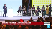 REPLAY : E. Macron débat avec 11 jeunes du continent à l'occasion du Sommet Afrique-France