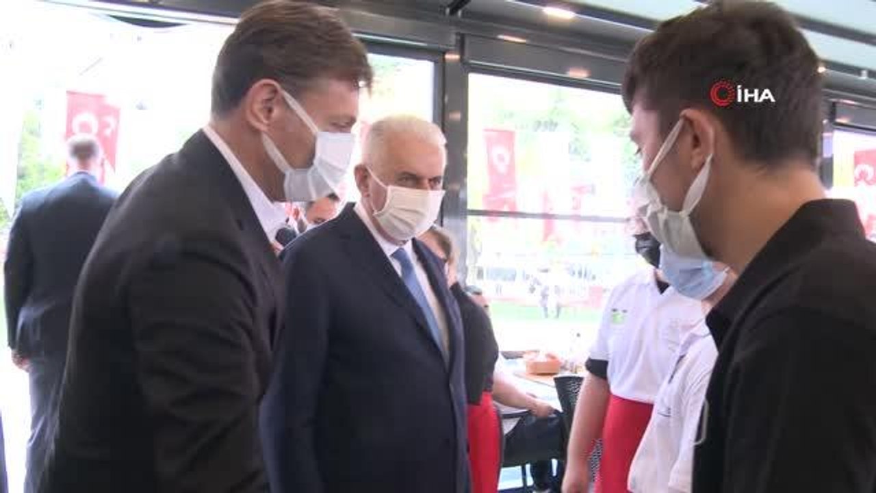 Binali Yıldırım, kendisine "Ne iş yapıyorsun?" diye soran anaokulu öğrencisine "İş arıyorum" cevabını verdi- Binali Yıldırım Bahçelievler Belediyesi...