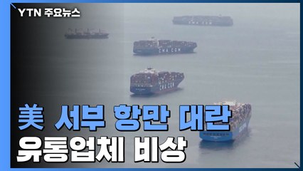 美 서부 항만 대란으로 연말 대목 앞둔 유통업체 비상 / YTN