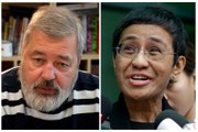 Los periodistas Maria Ressa y Dmitry Muratov recibieron el Premio Nobel de la Paz