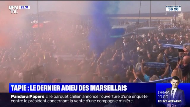 Marseille rend un dernier hommage à Bernard Tapie
