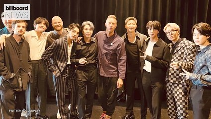 Coldplay & BTS Share Behind the Scenes Clip of ‘My Universe’ Music Video | Billboard News