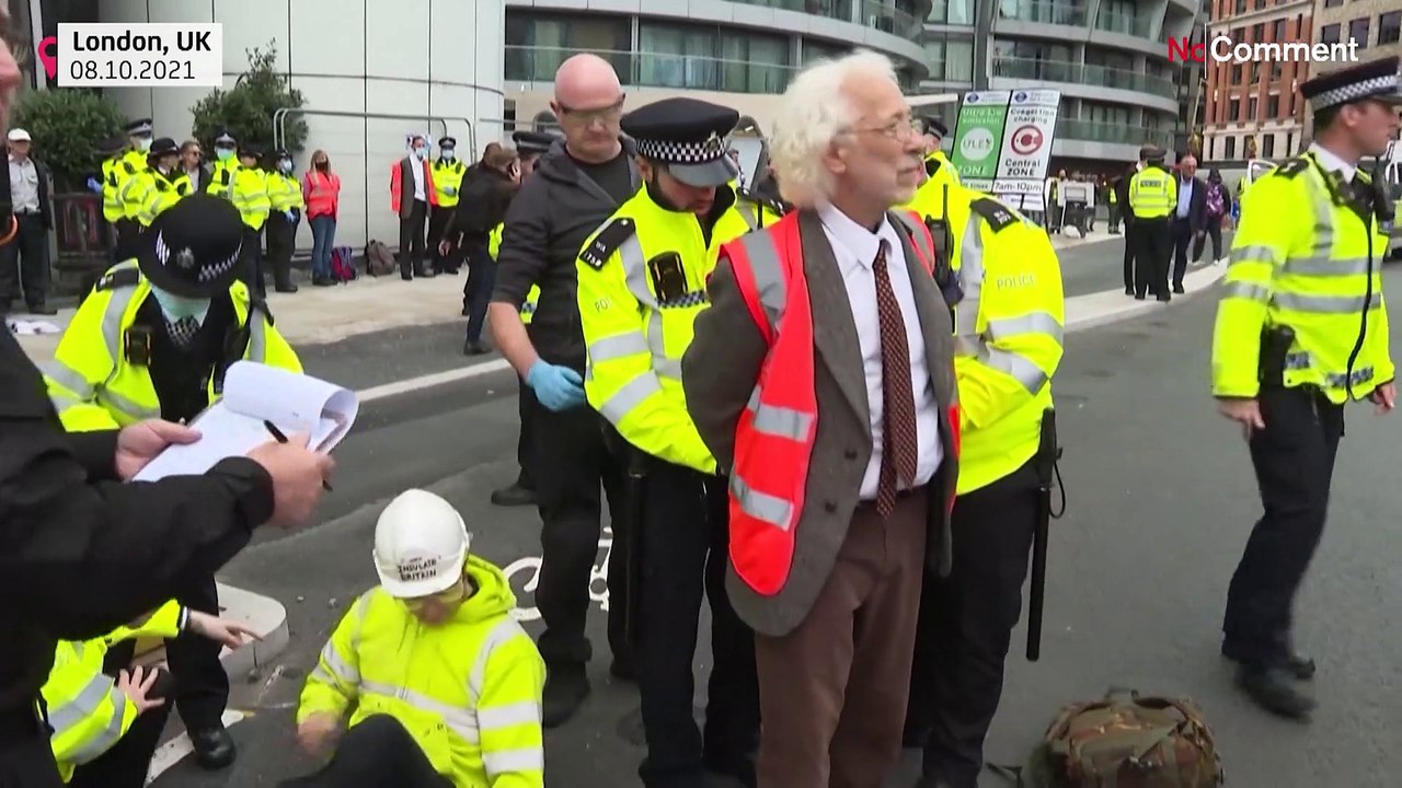Mitten in der Rushhour: Klima-Aktivisten blockieren London