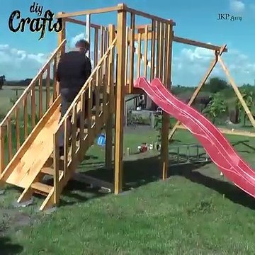 building diy playground for kids diy crafts EASY DIY PLAYHOUSE FOR YOUR KIDS 5-Minute crafts