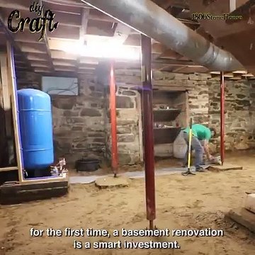 200 years old farmhouse basement renovation Miniature Adorable Old House Budget Renovation