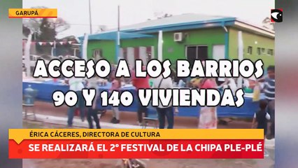 se realizará el 2° festival de la chipa ple-plé