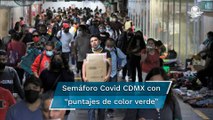 CDMX sigue en semáforo amarillo con “puntajes de color verde”