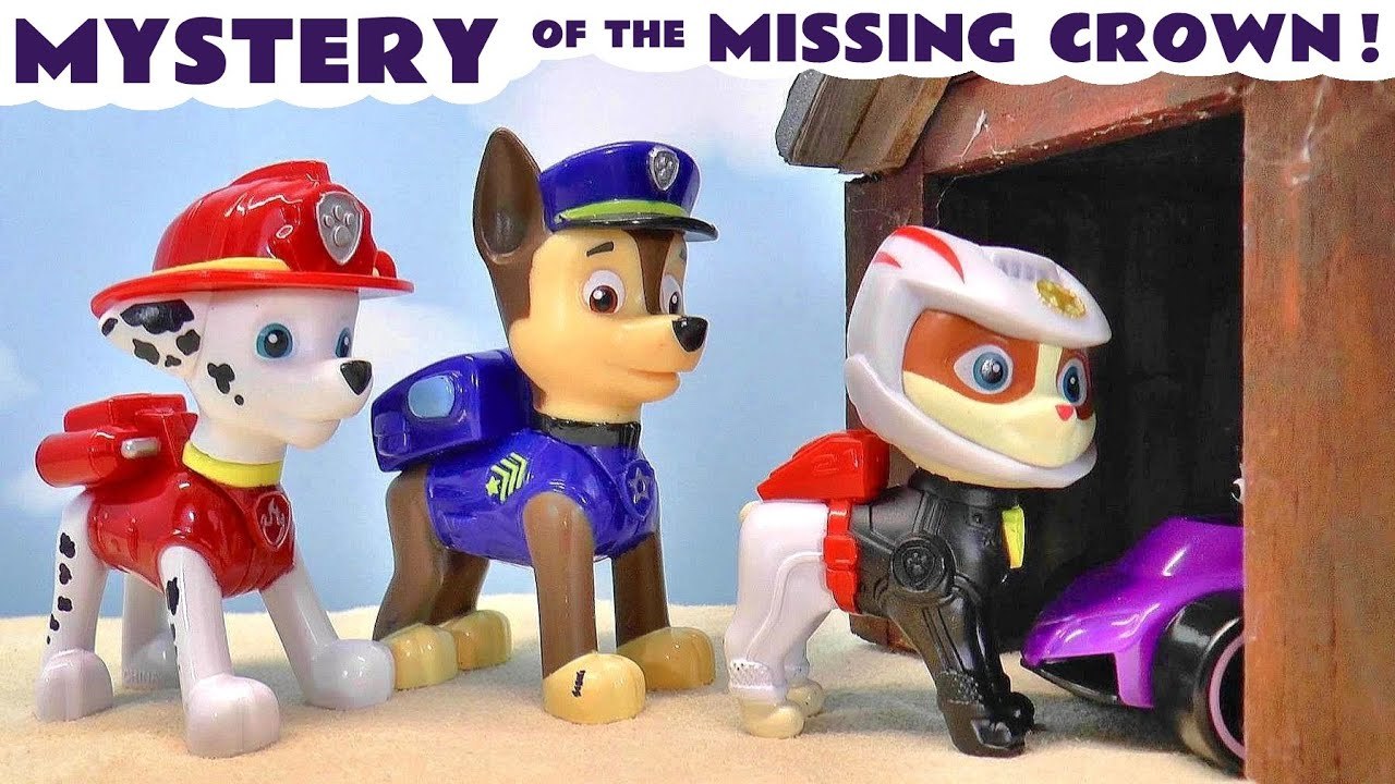 Paw Patrol Moto Pups Wildcat Toy Crown Mystery with the Funlings Toys in this Paw Patrol Family Friendly Full Episode English Toy Story Video for Kids from Kid Friendly Family Channel Toy Trains 4U