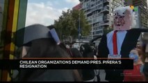 FTS 08-10 18:30 Chilean organizations demand President Piñera’s resignation