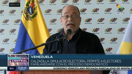 Avanza el simulacro para la seguridad en las elecciones de Venezuela