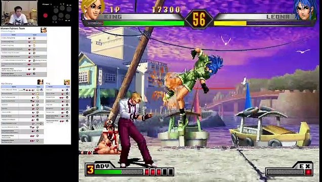 (PS2) King of Fighters '98 UM - 13 - Women Fighters Team - Lv 7...try hard for a super finish pt1