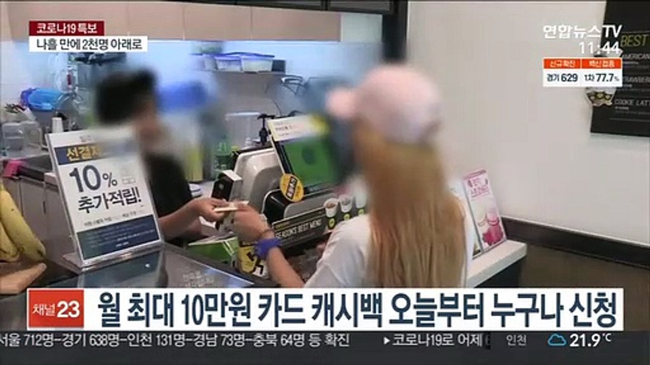 월 최대 10만원 카드 캐시백 오늘부터 누구나 신청